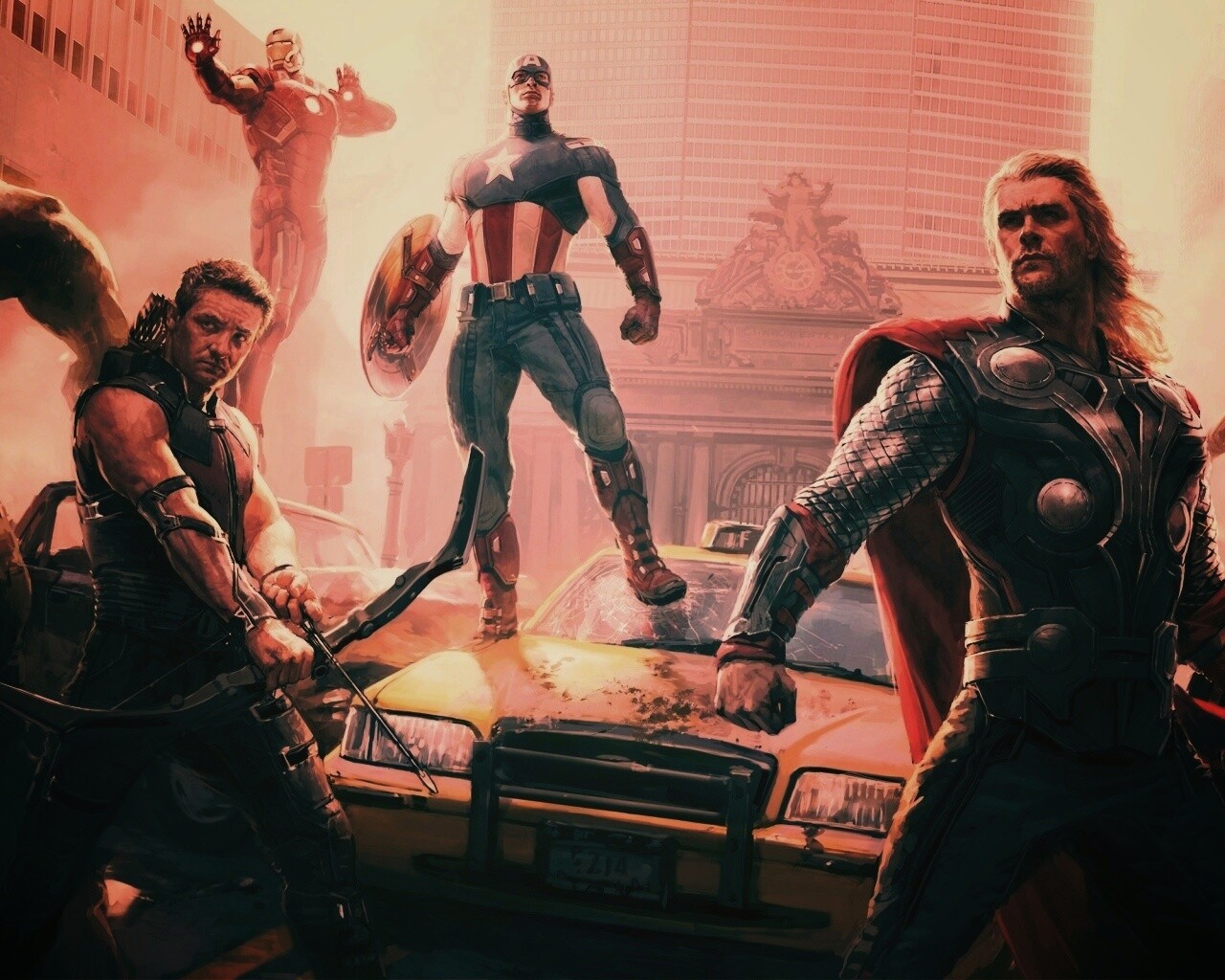 Арт к фильму Мстители обои