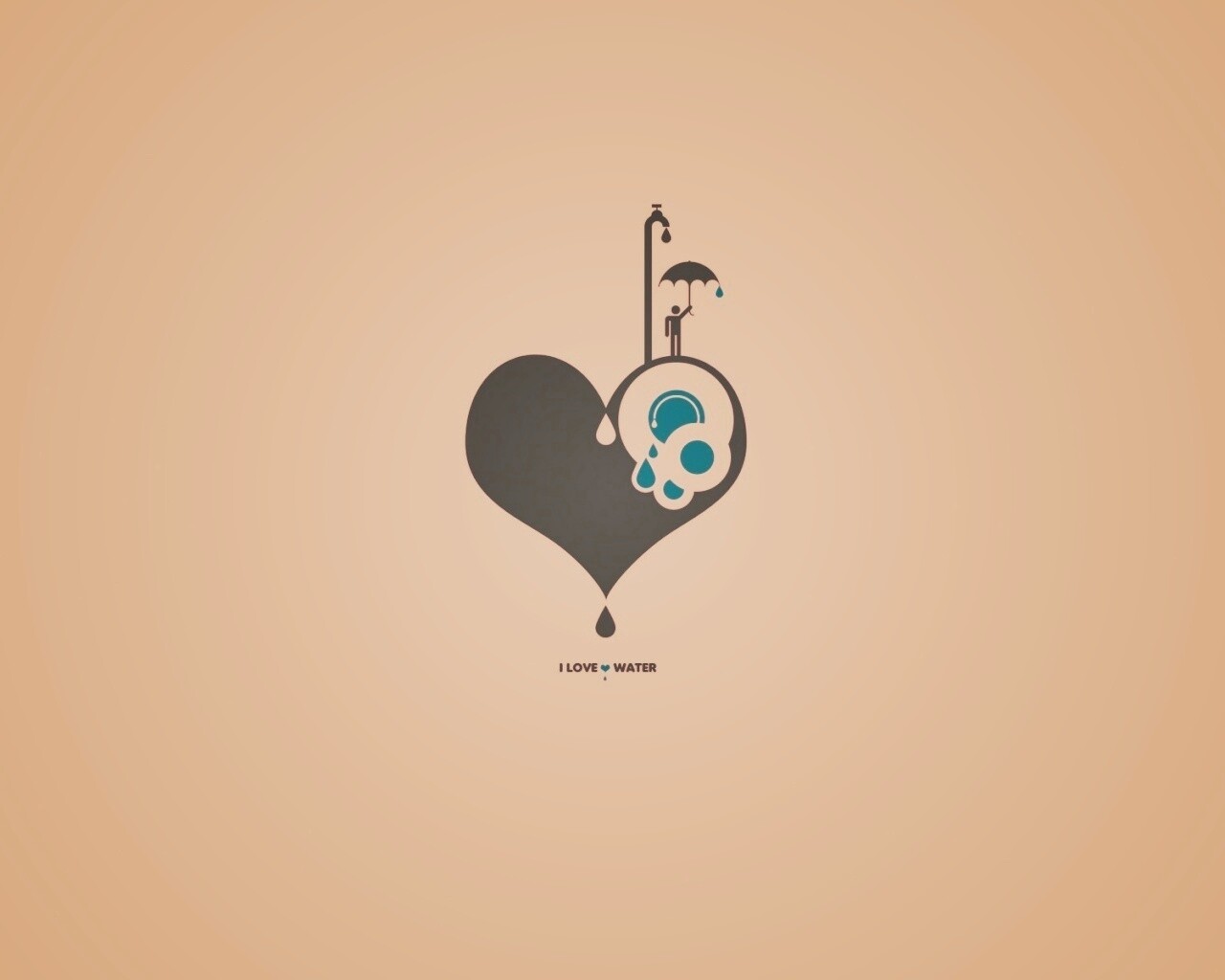 I love water обои