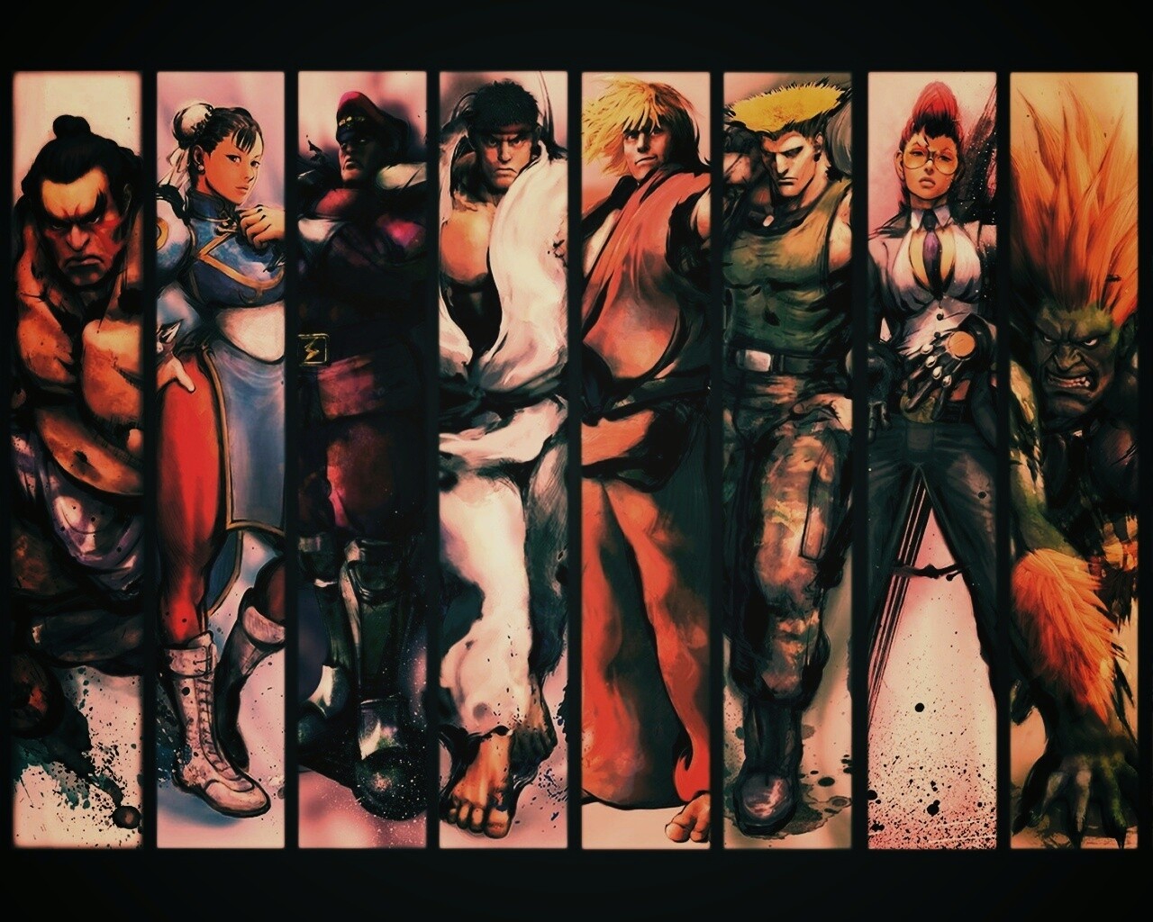 Герои игры Street FIghter обои