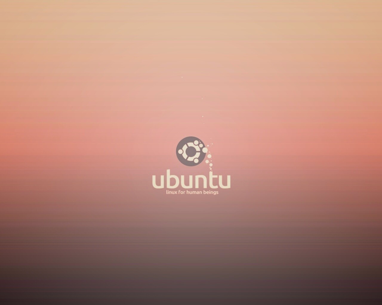 Логотип Ubuntu обои