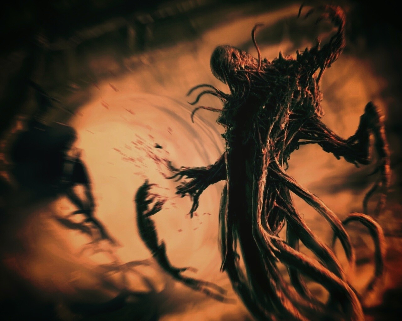 Монстр из Dead Space обои