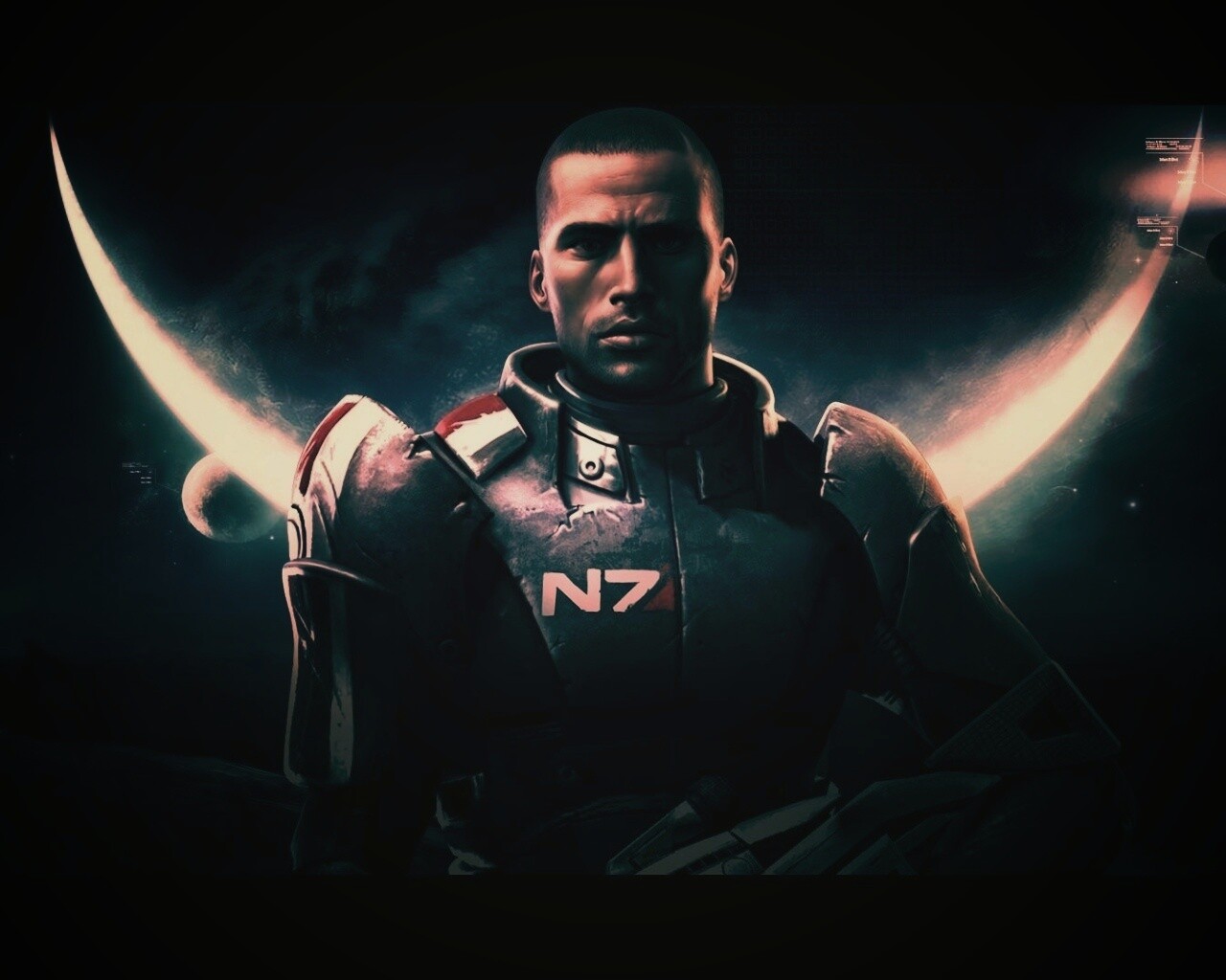 Шепард из Mass Effect обои