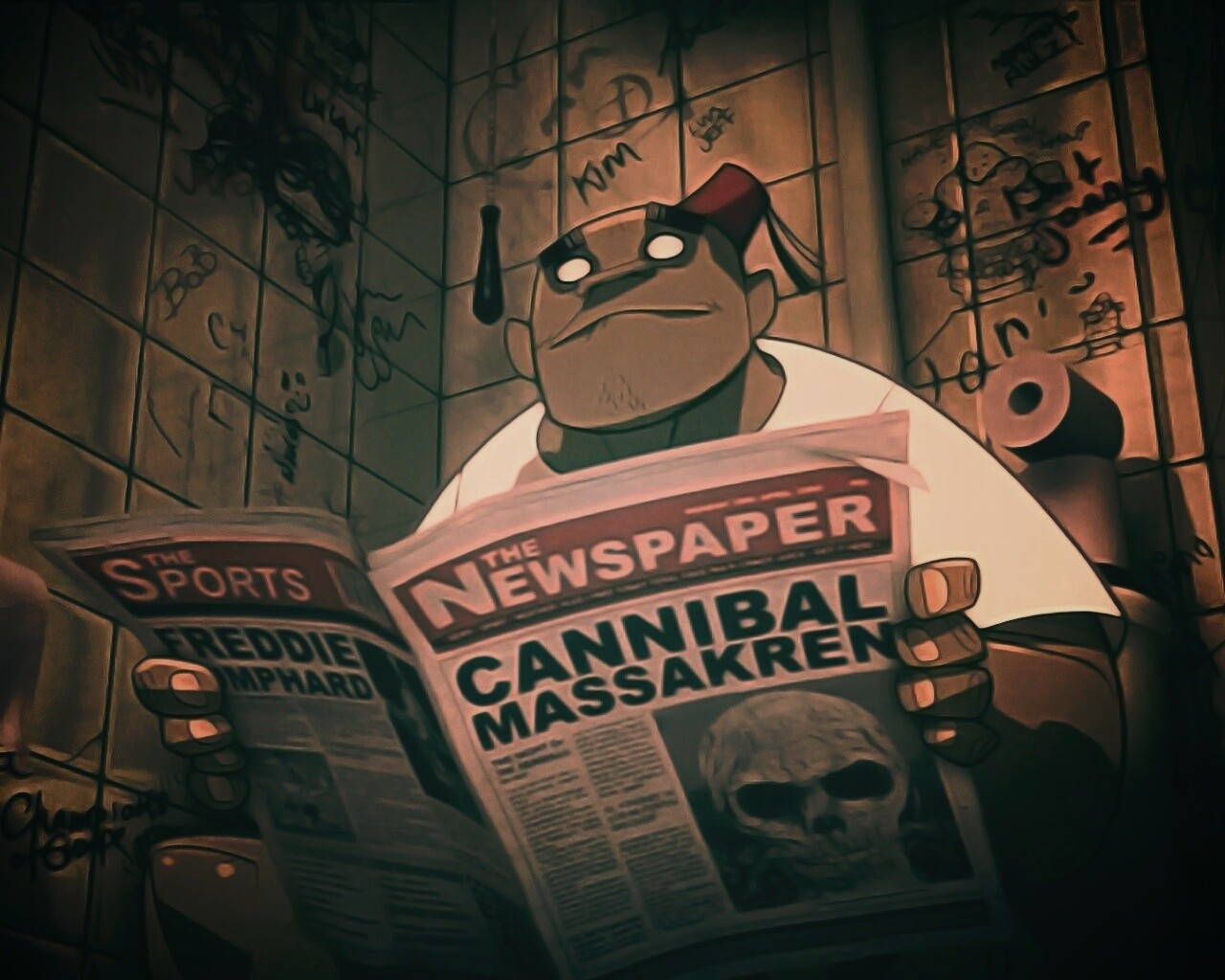 Рассел Хоббс из Gorillaz обои
