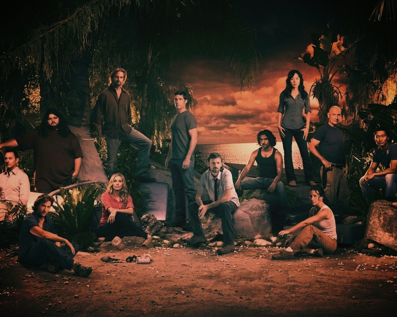 Герои сериала LOST обои