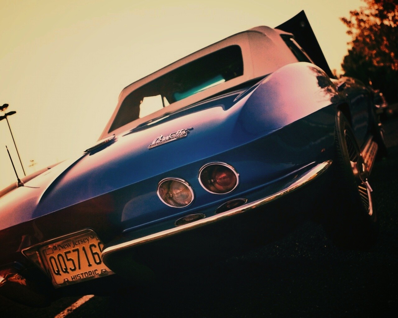 Ретро Chevrolet Corvette обои