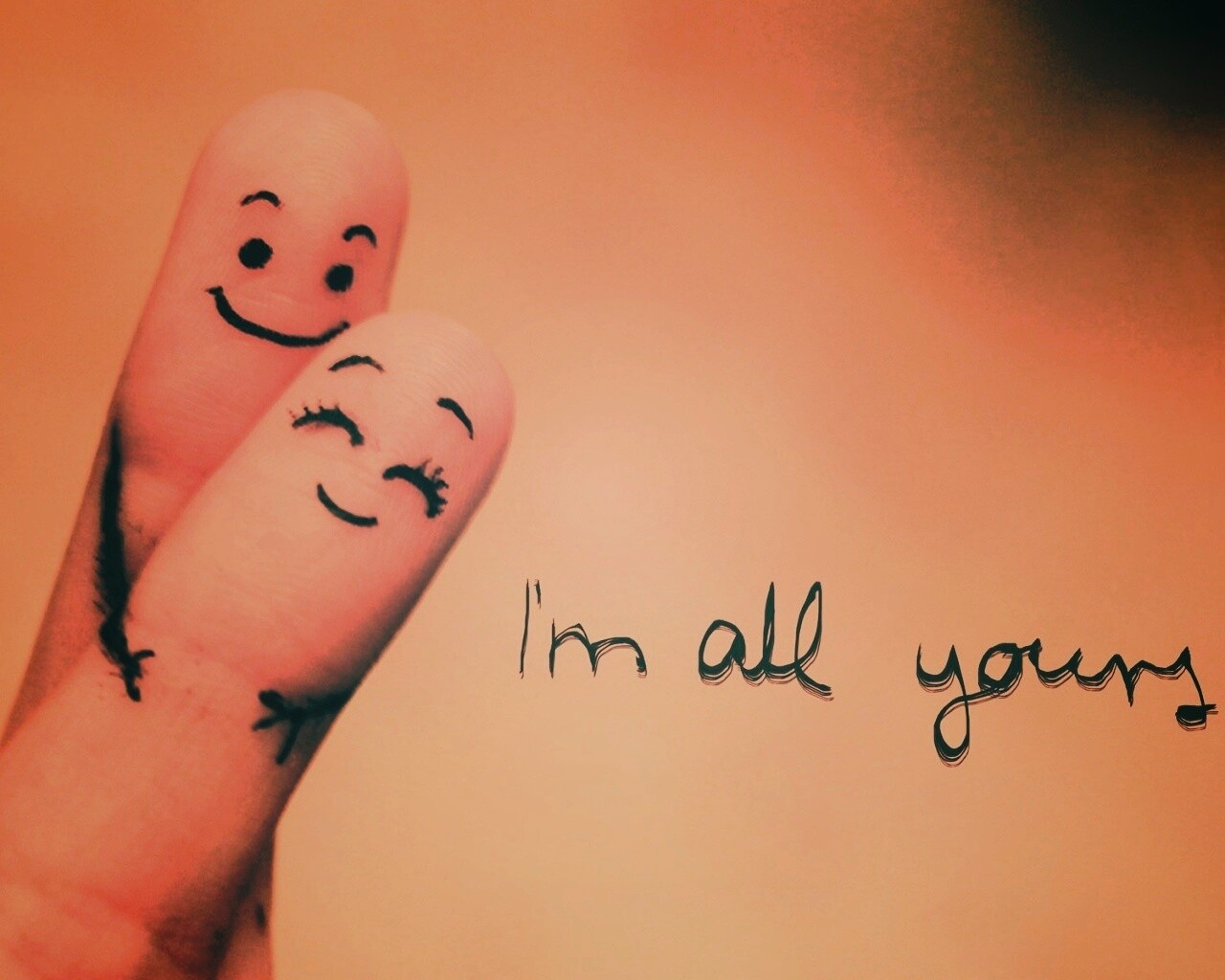 I"m all yours! обои
