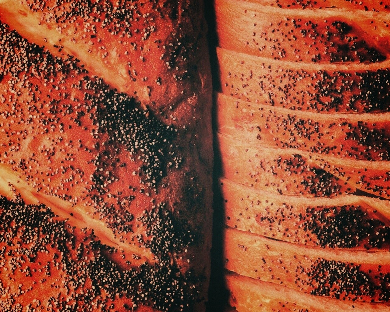 Выпечка с маковой крошкой обои