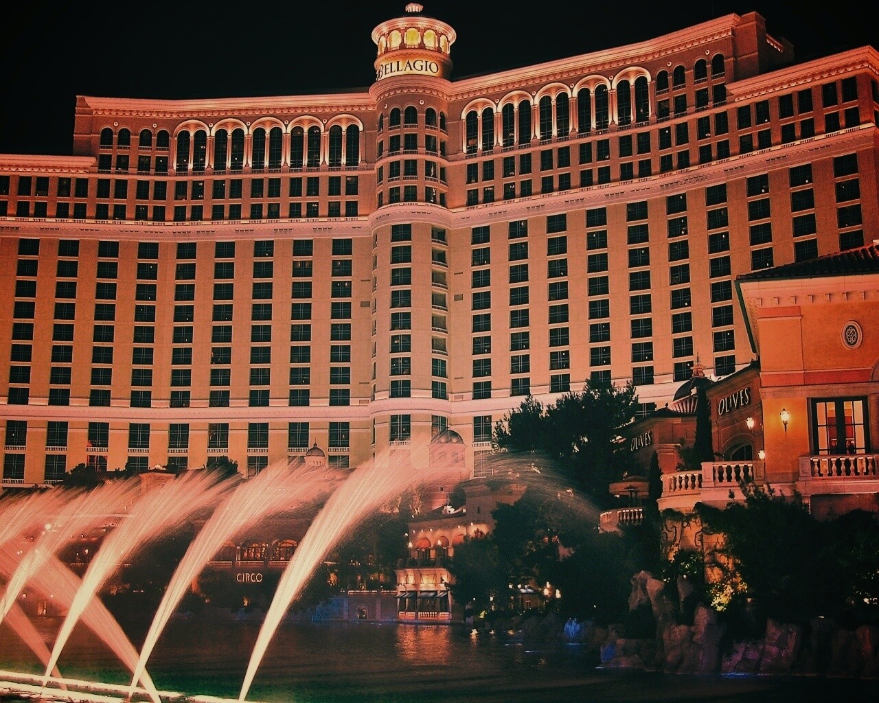 Казино Bellagio в Лас-Вегасе обои