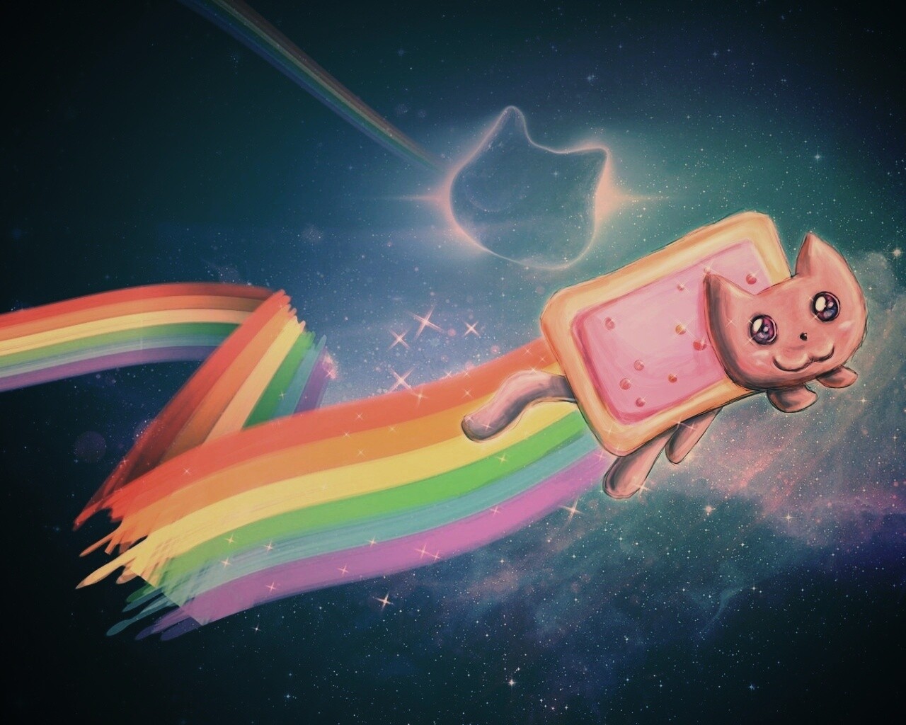 Nyan cat обои