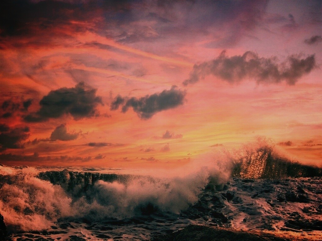 Бушующее море обои