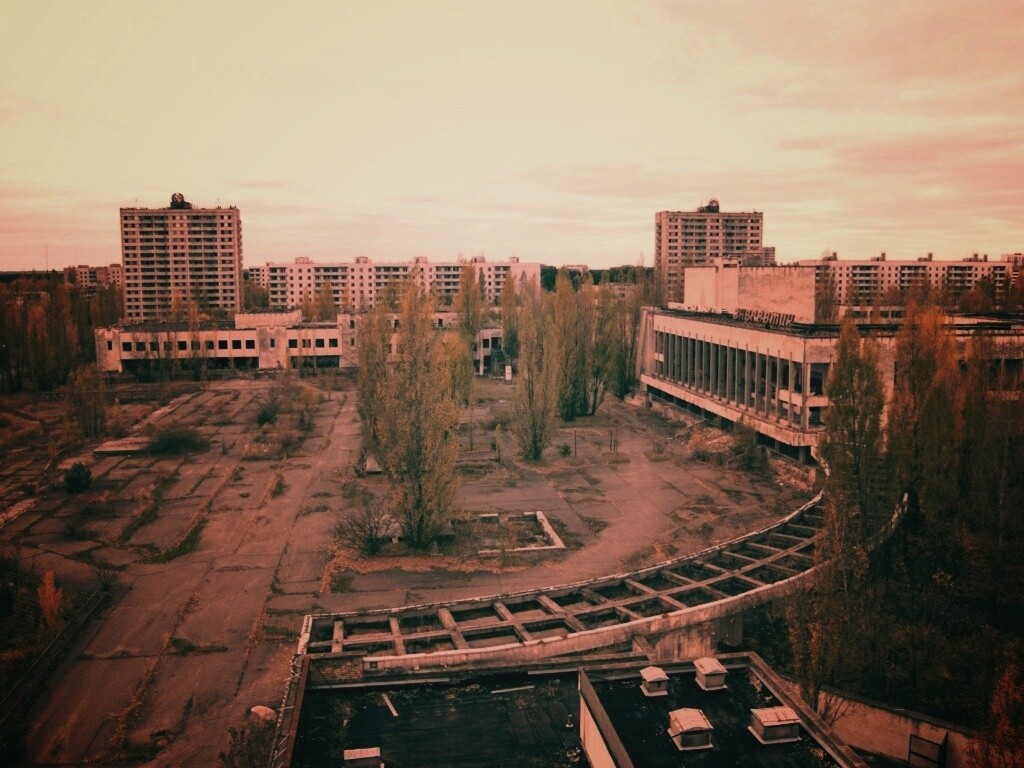 Площадь в Припяти обои