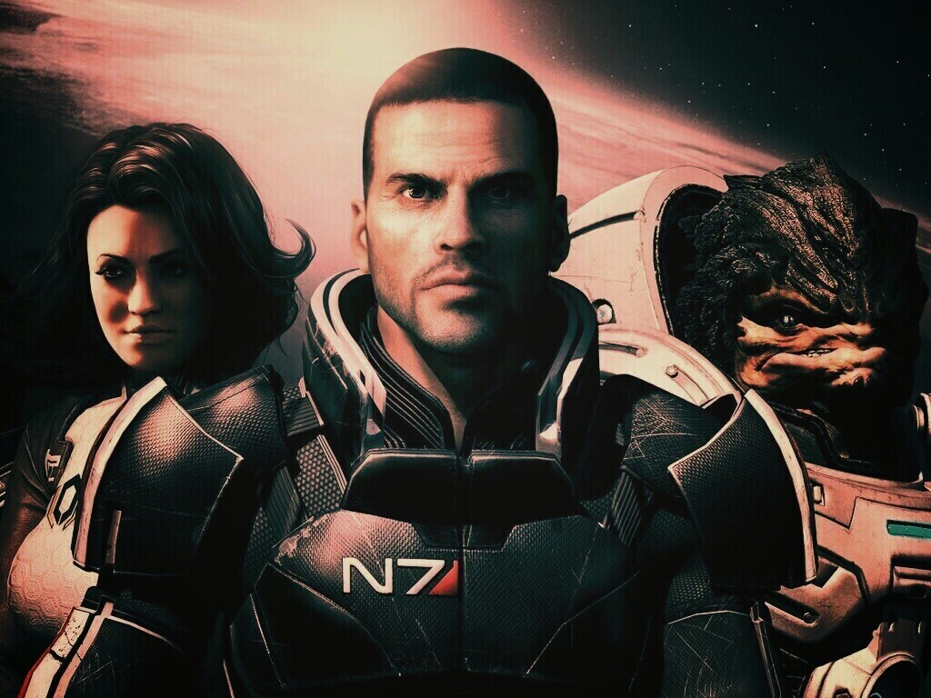 Mass Effect N7 обои