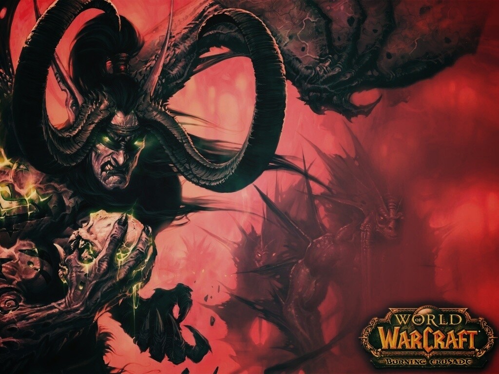 Иллидан из WoW BC обои