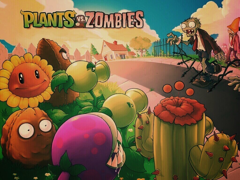 Plants vs zombies обои