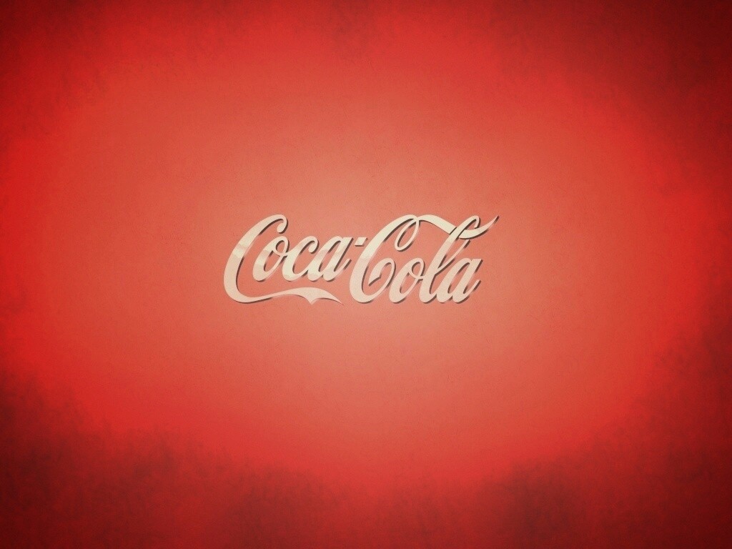 Красный логотип Coca-Cola обои