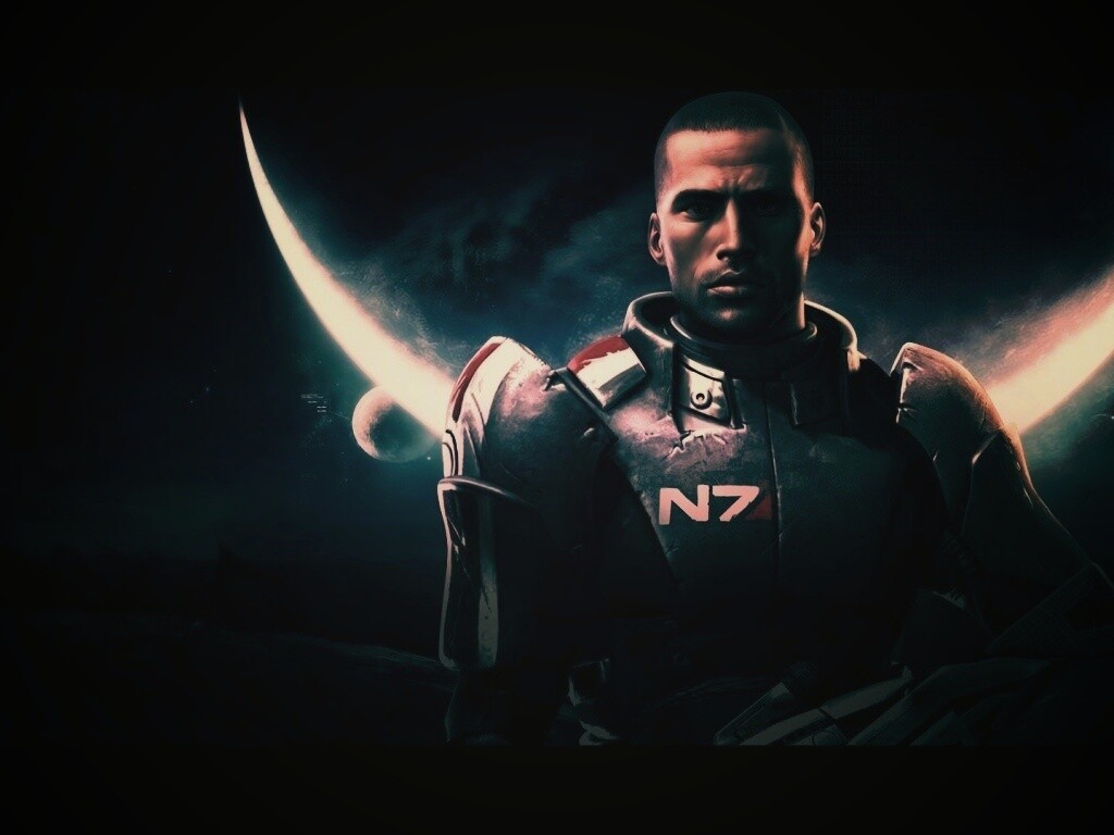 Шепард из Mass Effect обои