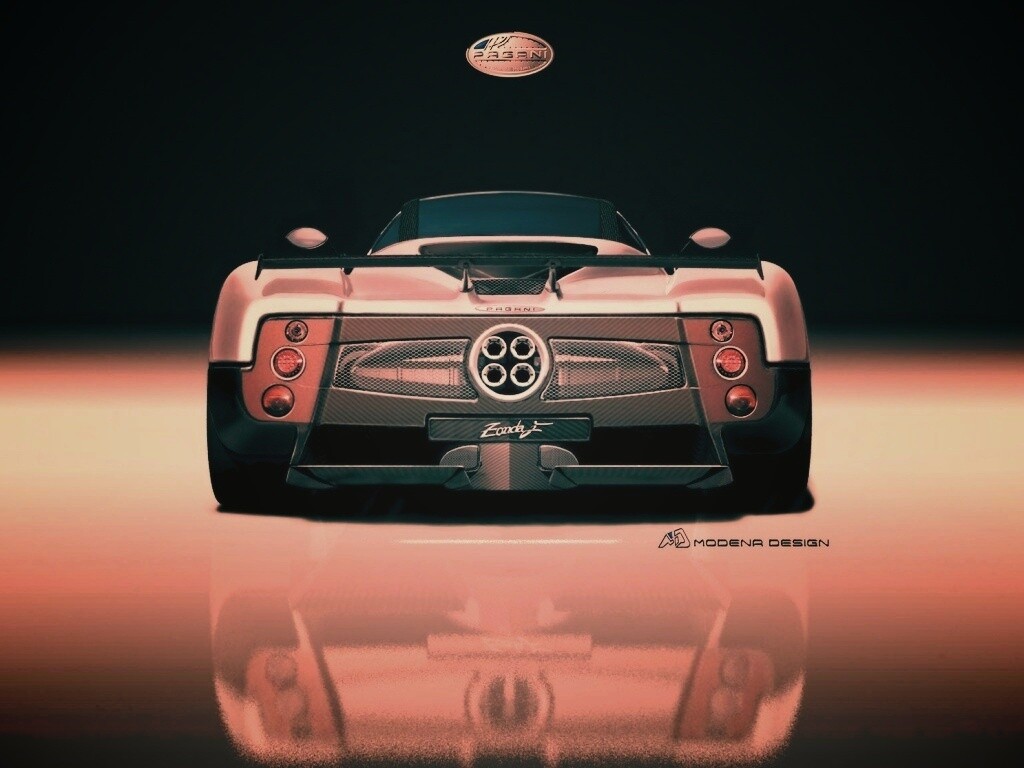 Pagani Zonda рендер обои