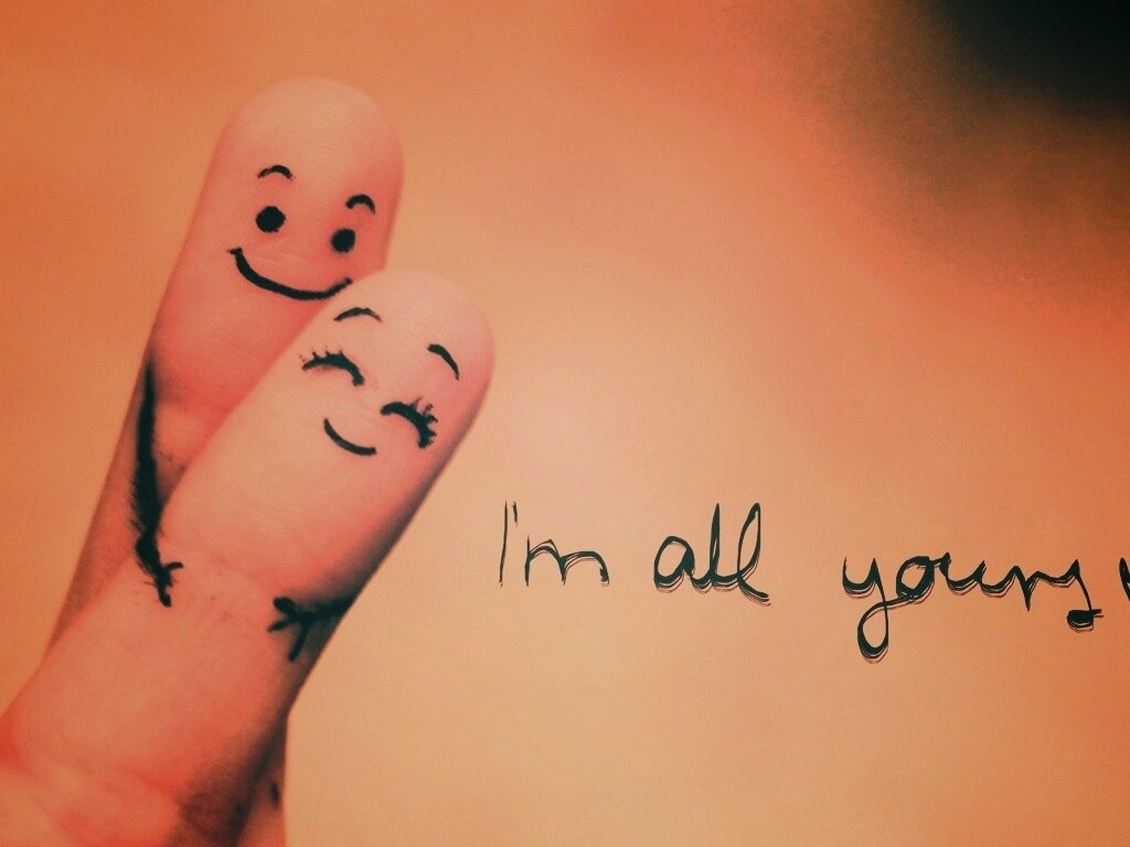 I"m all yours! обои