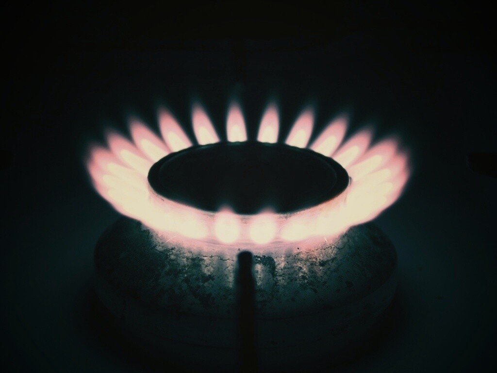 Огонь газовой конфорки обои
