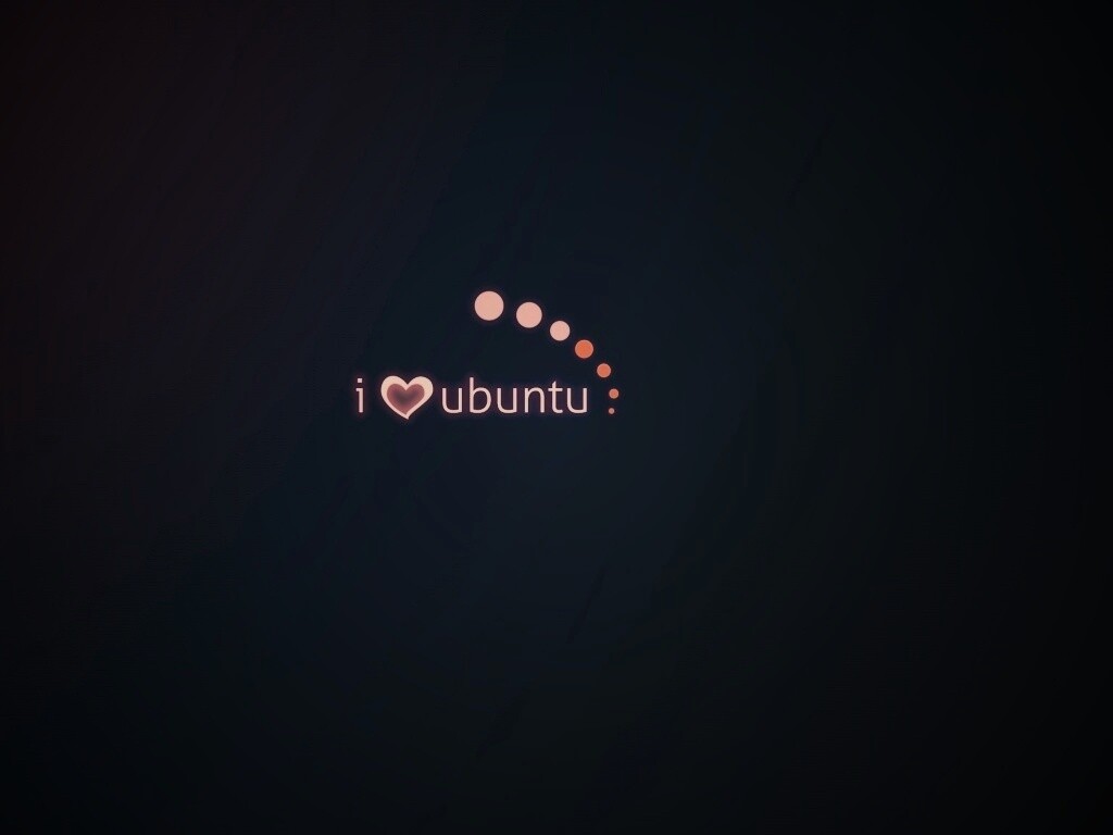 Я люблю убунту обои