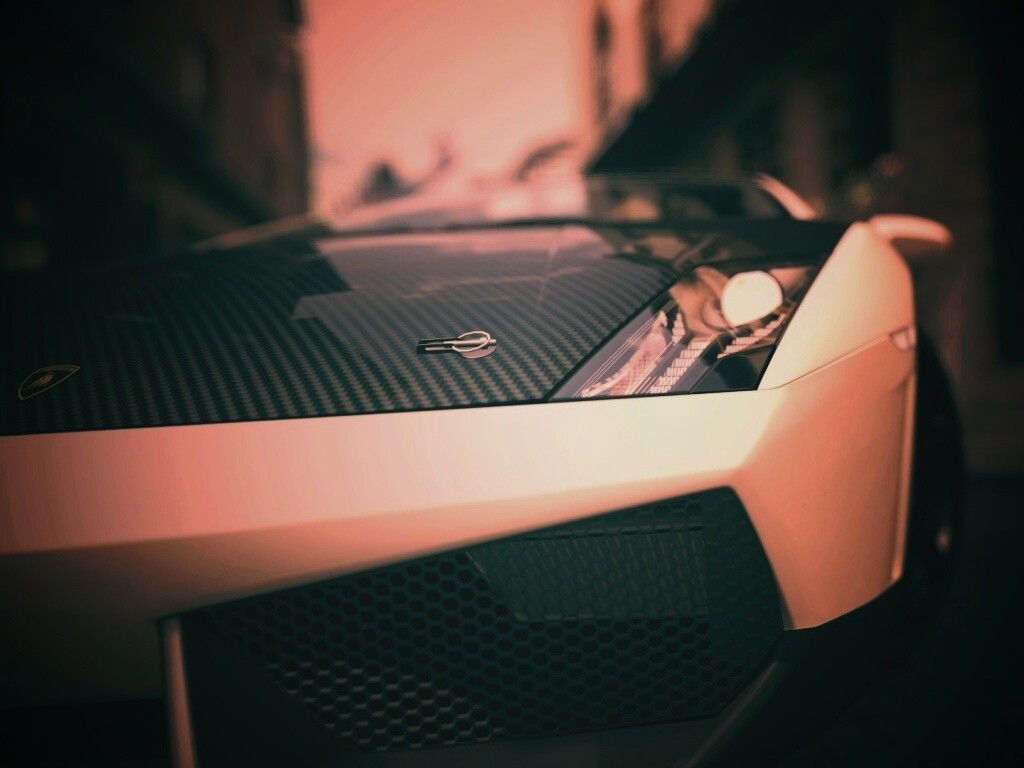 Lamborghini с карбоновым багажником обои