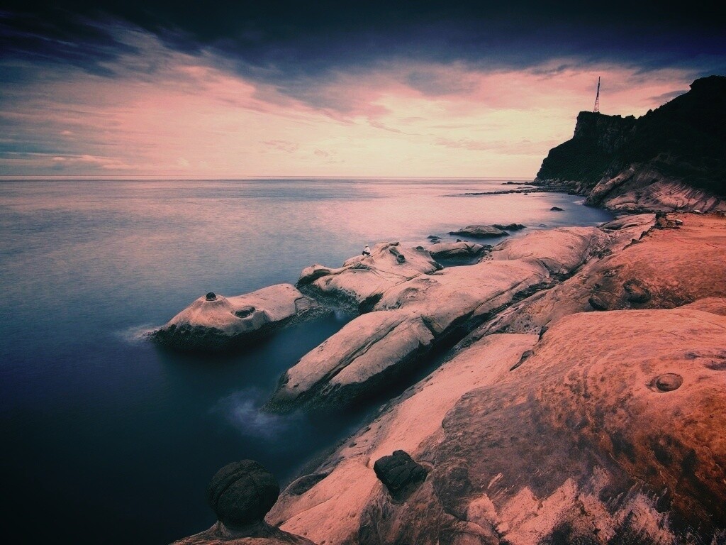 Замерзший мыс где-то там обои