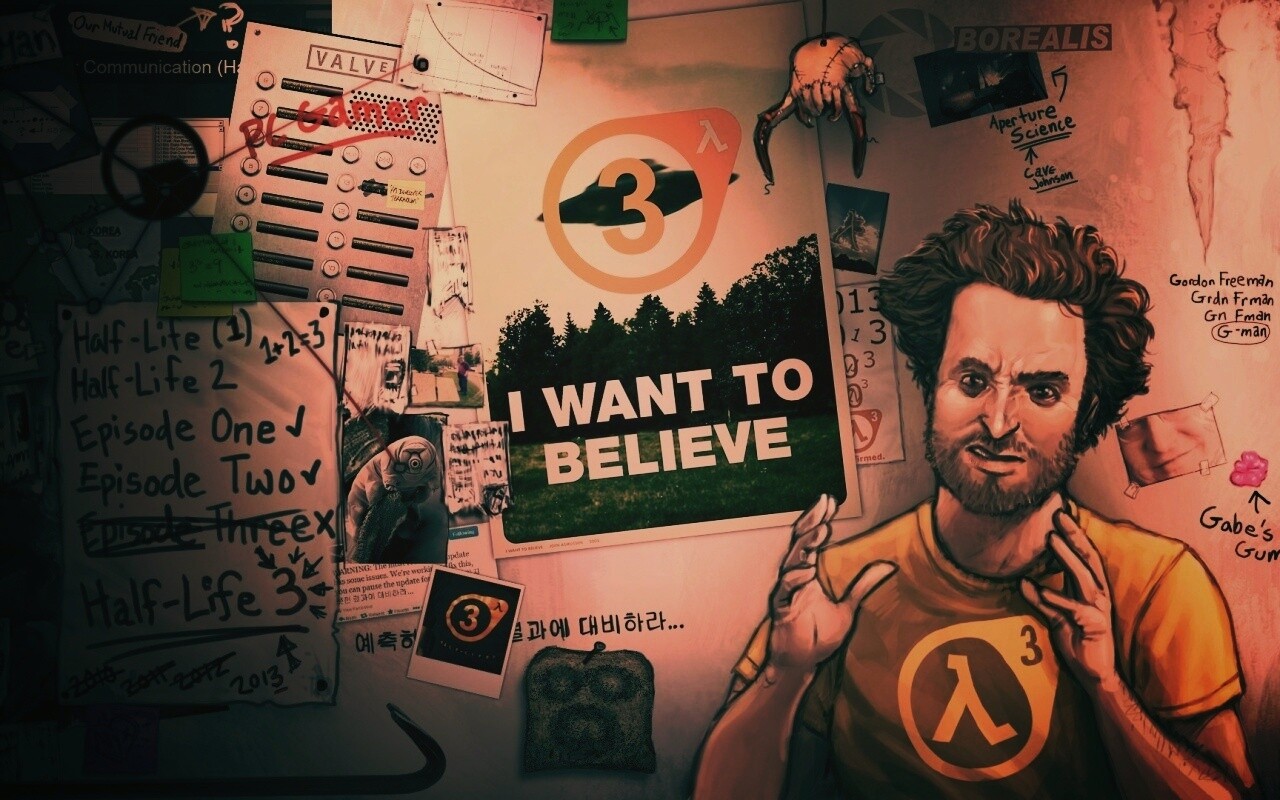 Half Life 3 - I want to believe обои