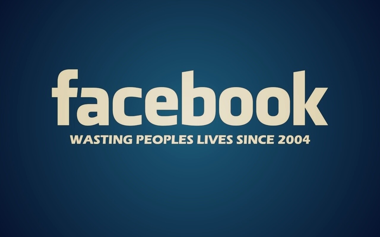 Facebook - жизнь на свалку обои
