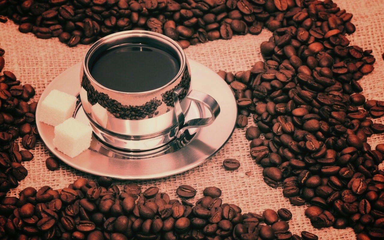 Кофе с сахаром обои