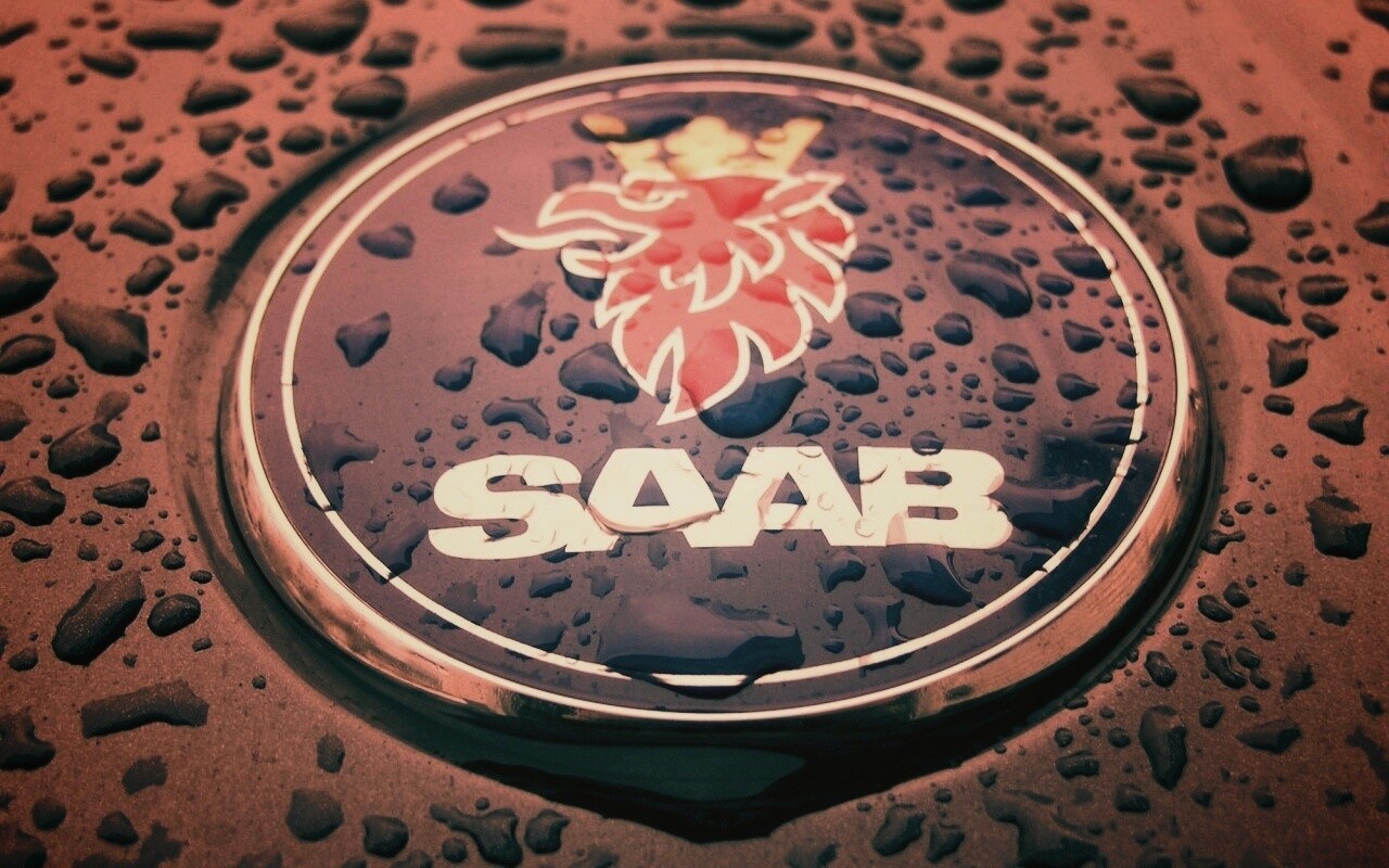 Логотип Saab обои