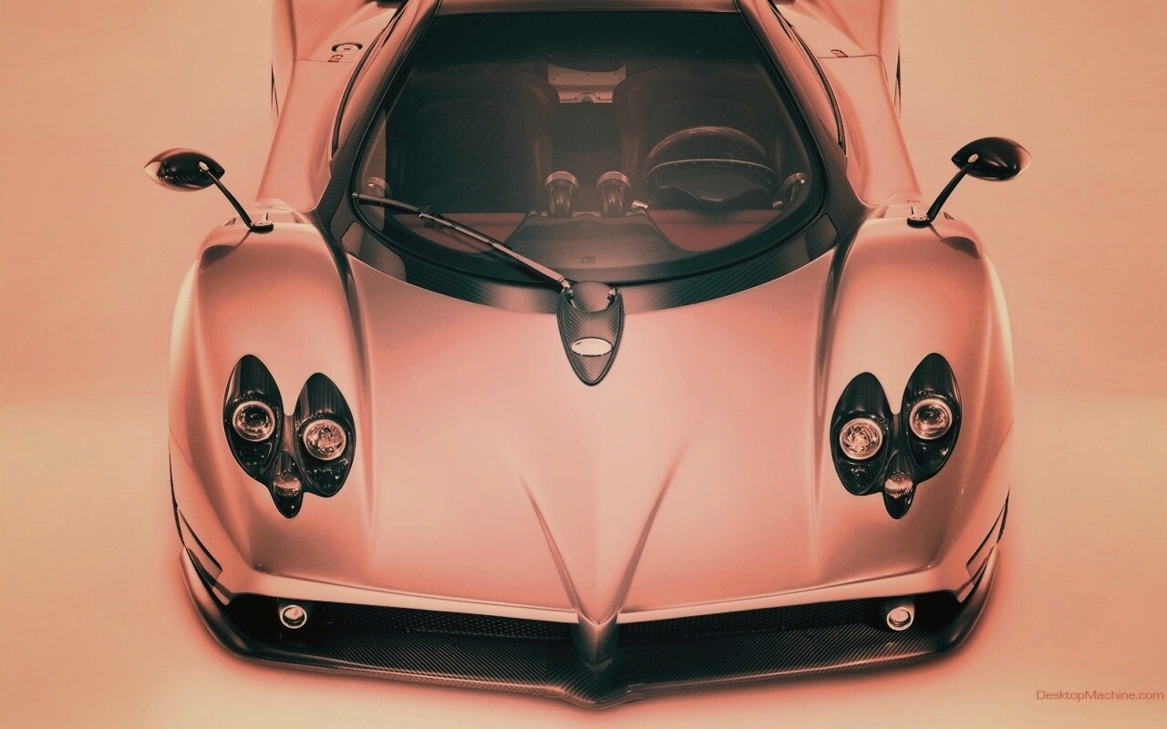 Pagani Zonda спереди обои