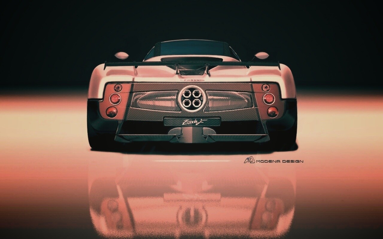 Pagani Zonda рендер обои