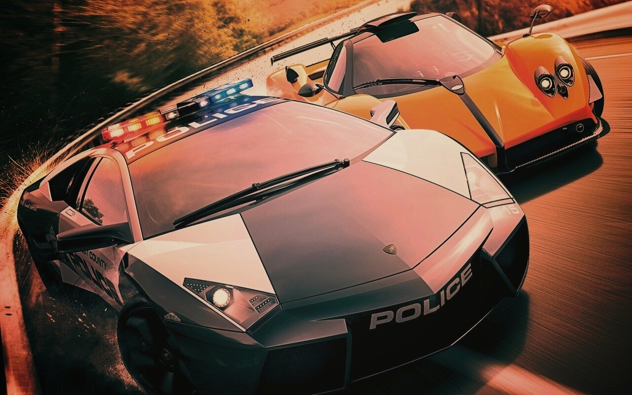 Полицейская погоня из Need For Speed обои