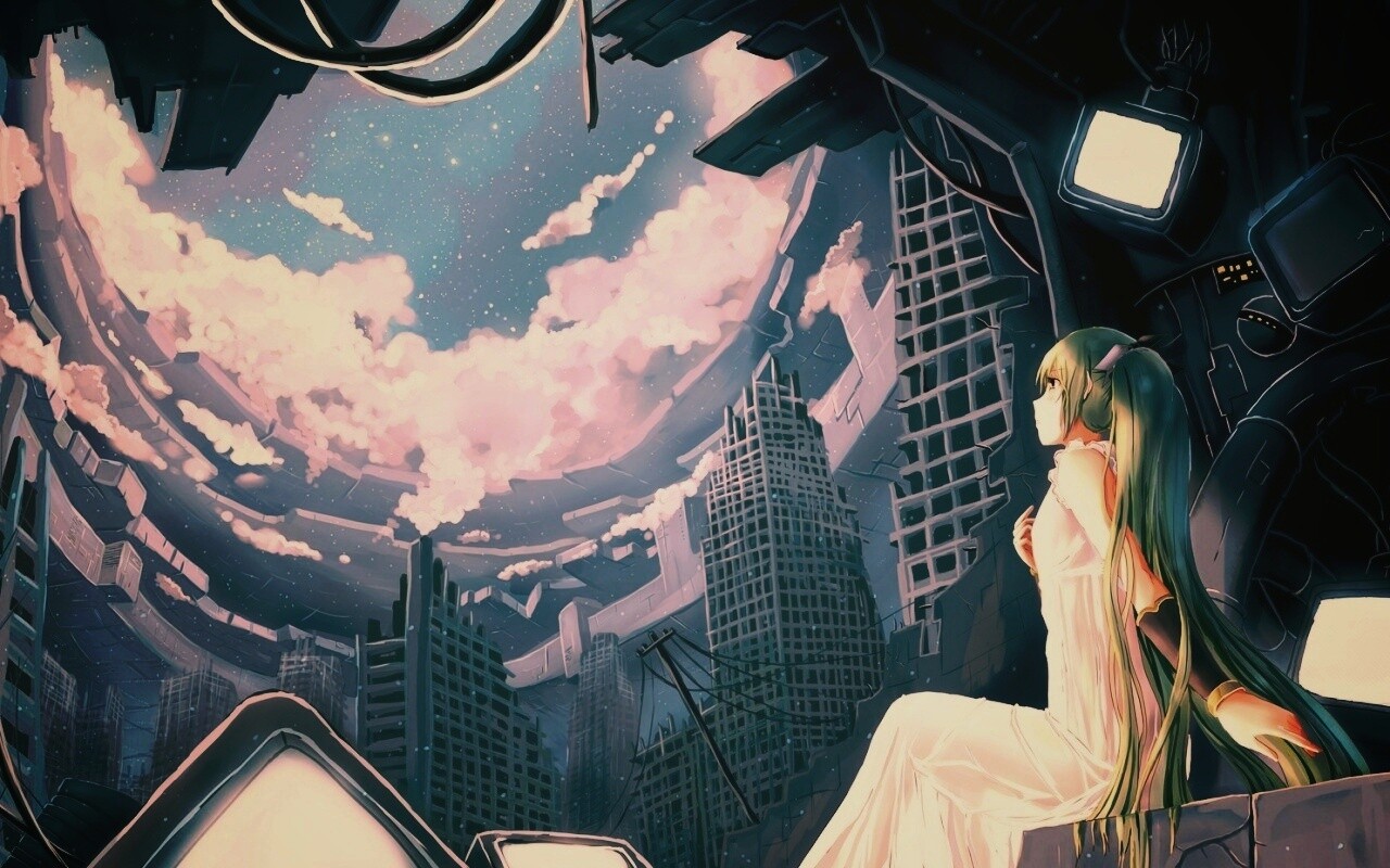 Вокалоид Hatsune Miku обои