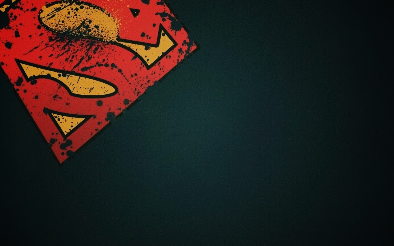 Потертый знак Супермена обои