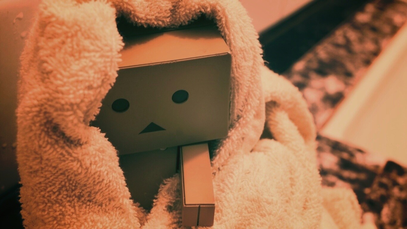 Yotsubato Danbo в полотенце обои