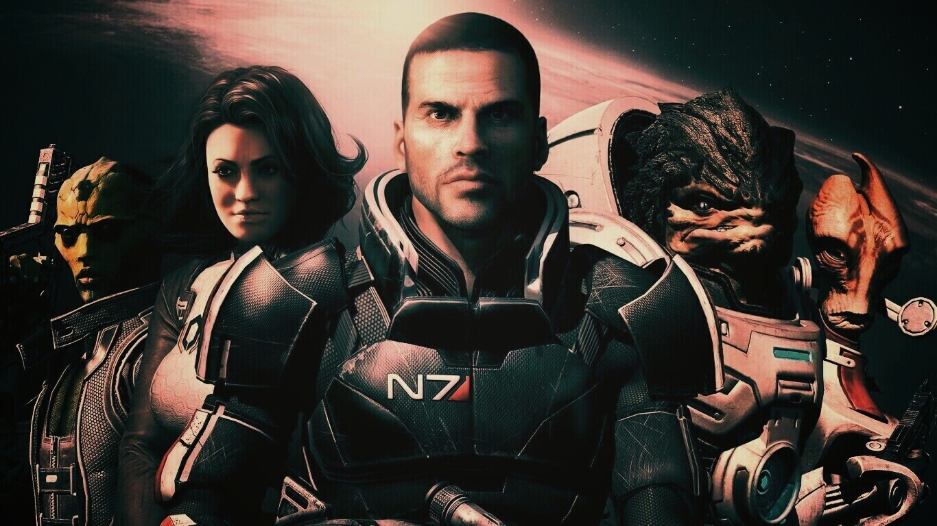 Mass Effect N7 обои