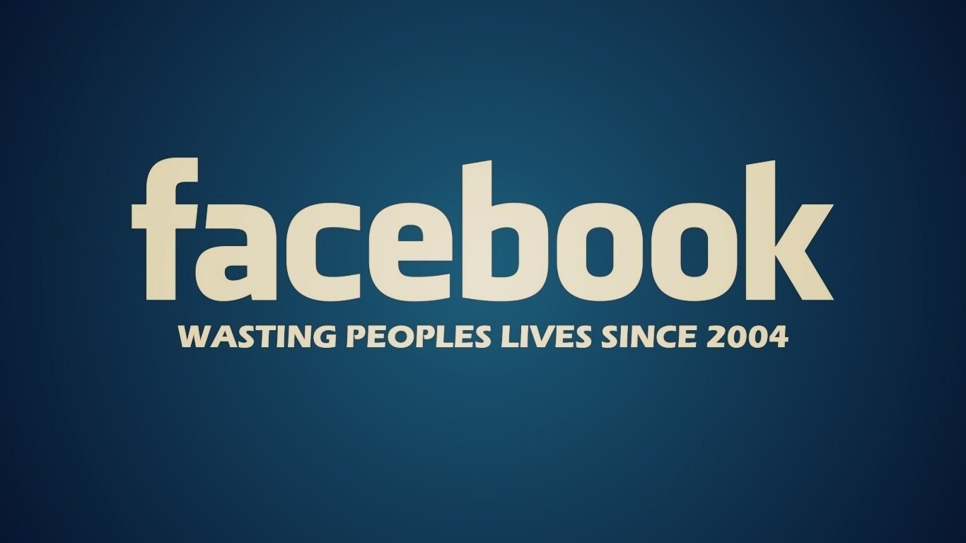 Facebook - жизнь на свалку обои