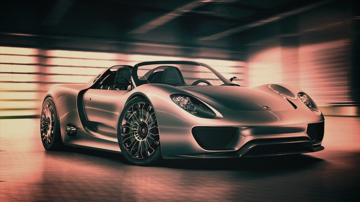 Porache 918 Spider обои