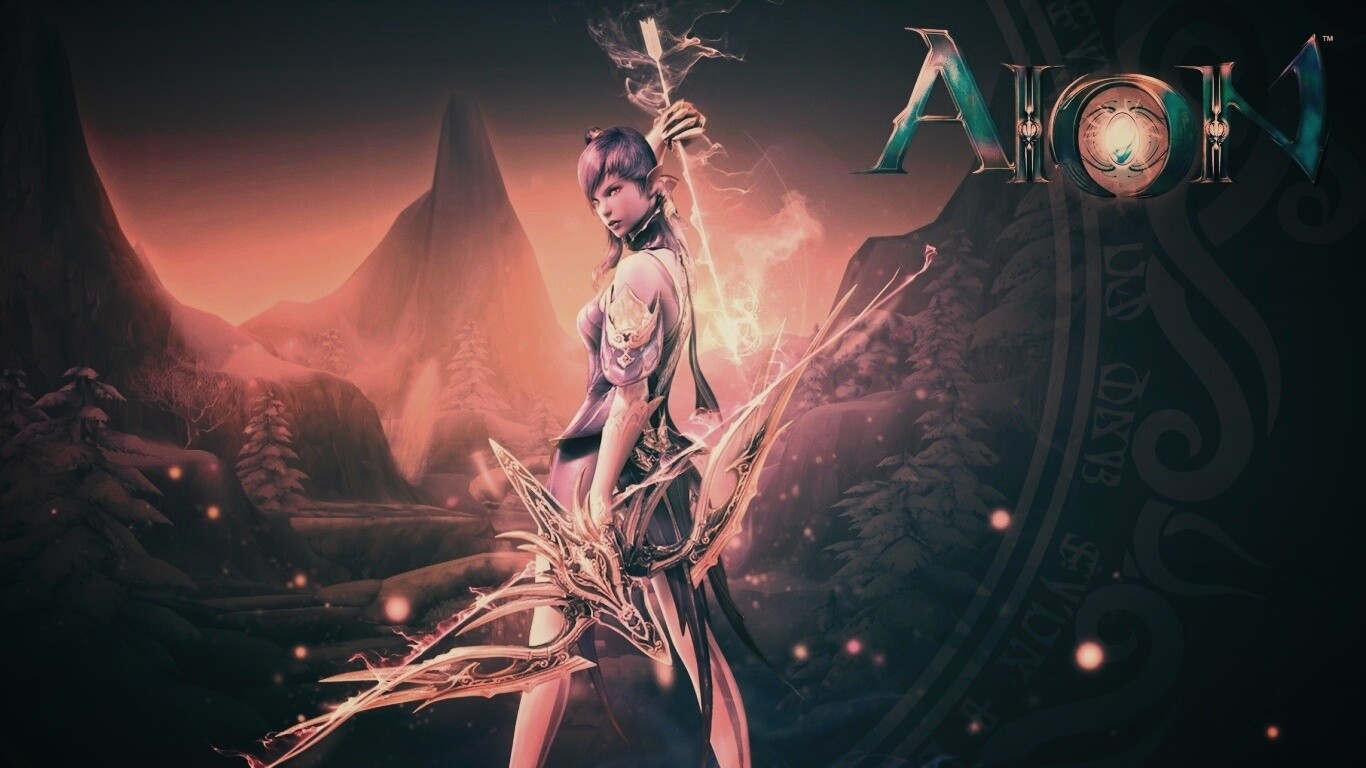 Эльфийка из Aion обои