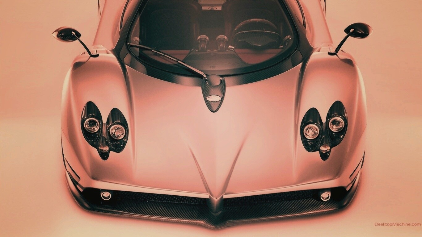 Pagani Zonda спереди обои