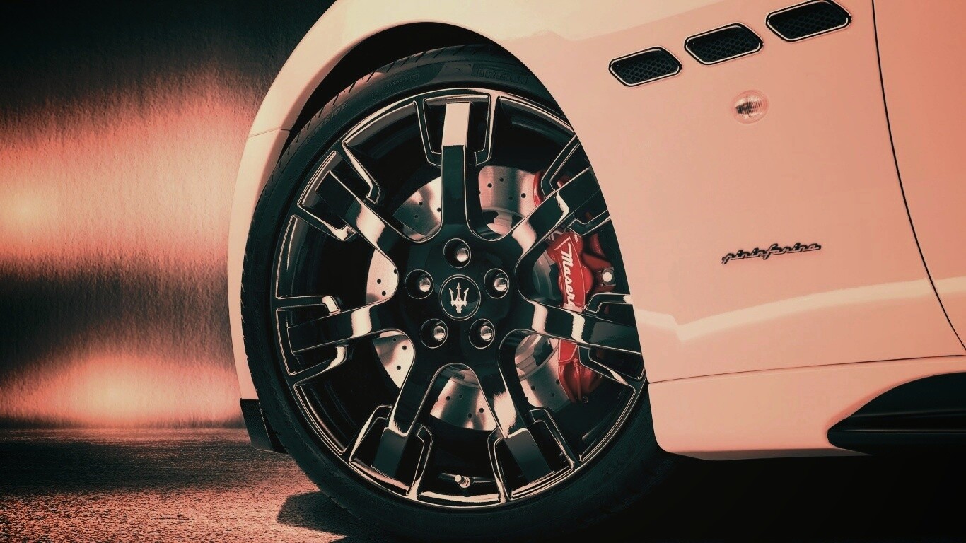 Колесу Maserati Granturismo обои