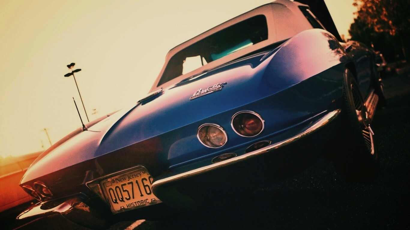 Ретро Chevrolet Corvette обои