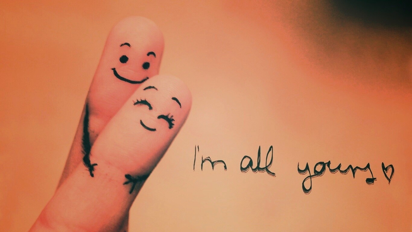 I"m all yours! обои