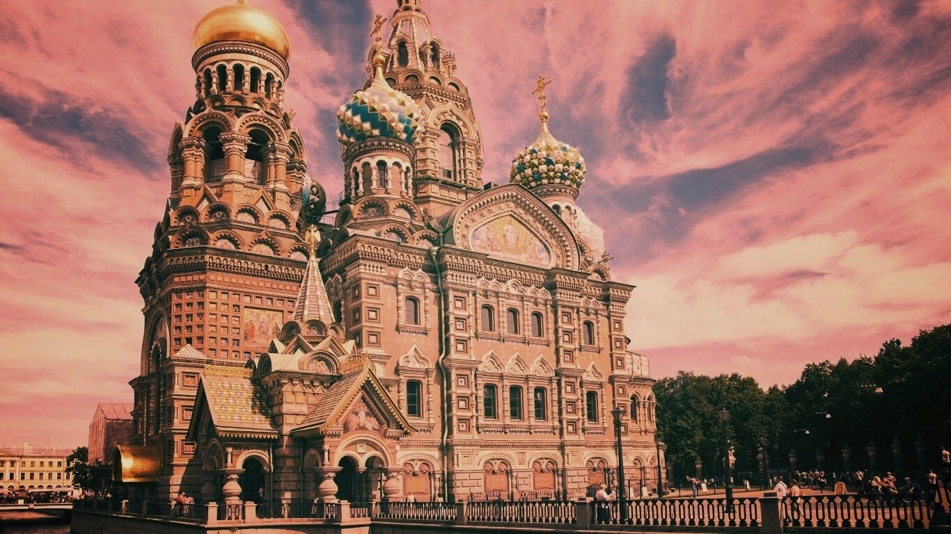 Спас на крови обои