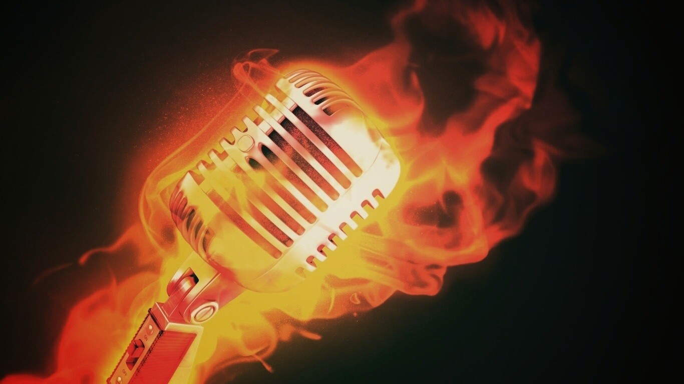 On fire! обои