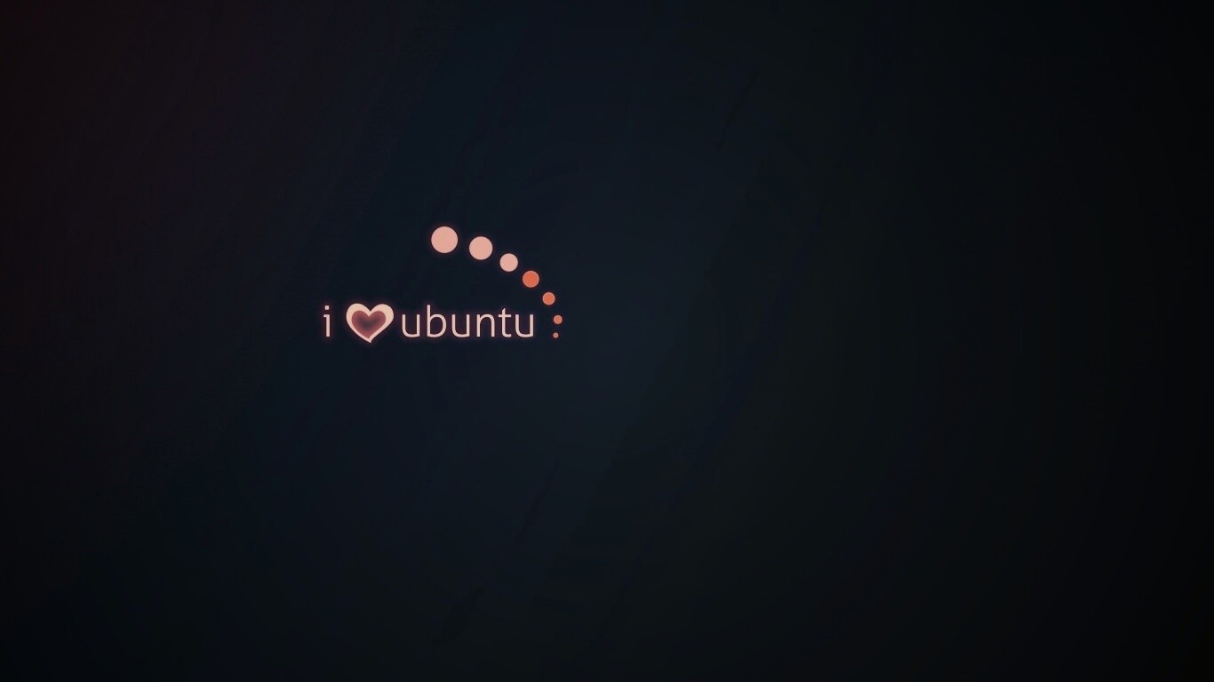 Я люблю убунту обои