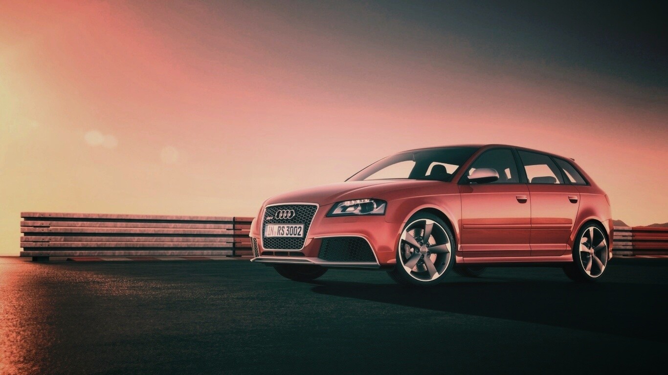 Фотосессия Audi RS3 на треке обои