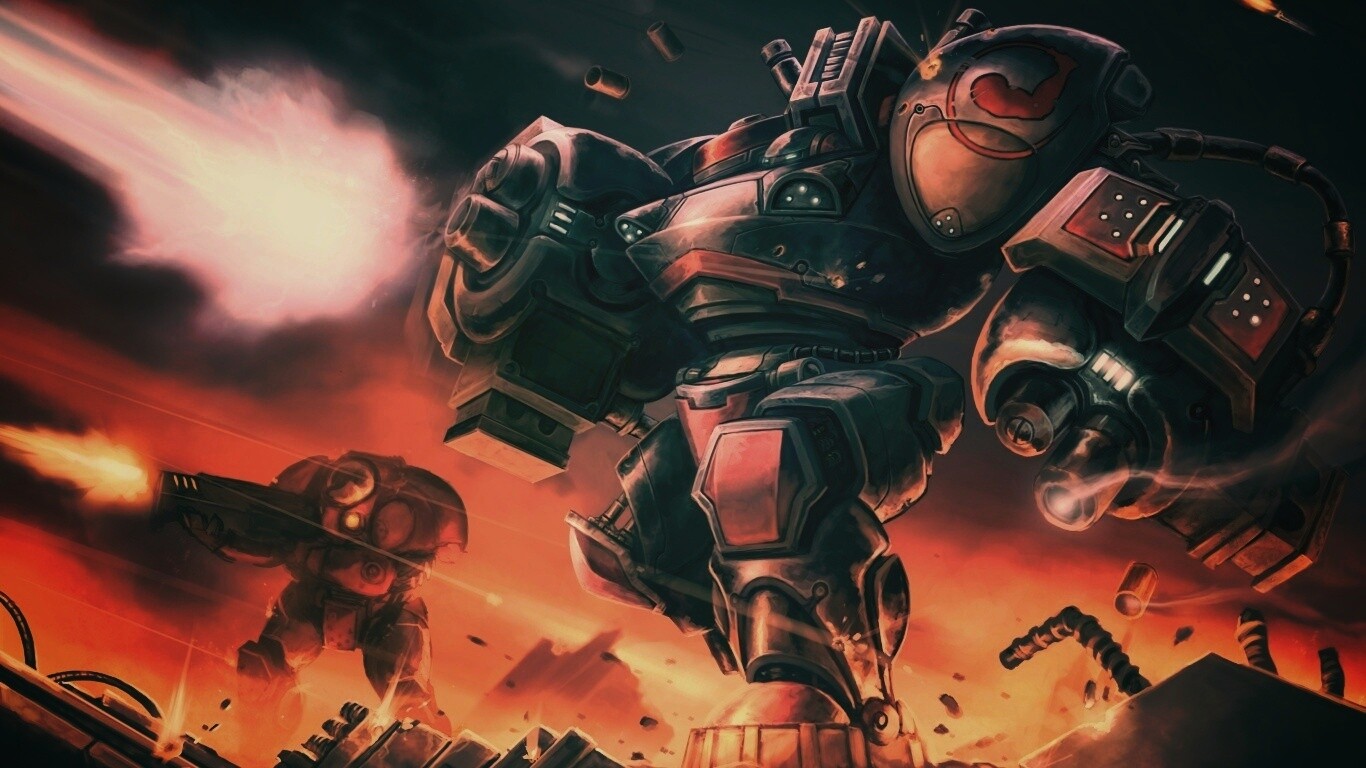 Терраны из StarCraft обои