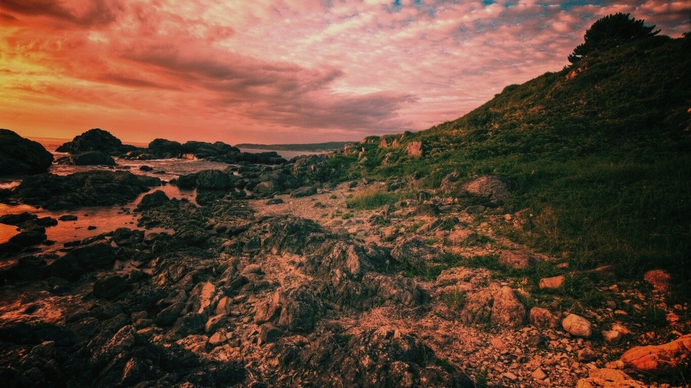 Камни, море... обои